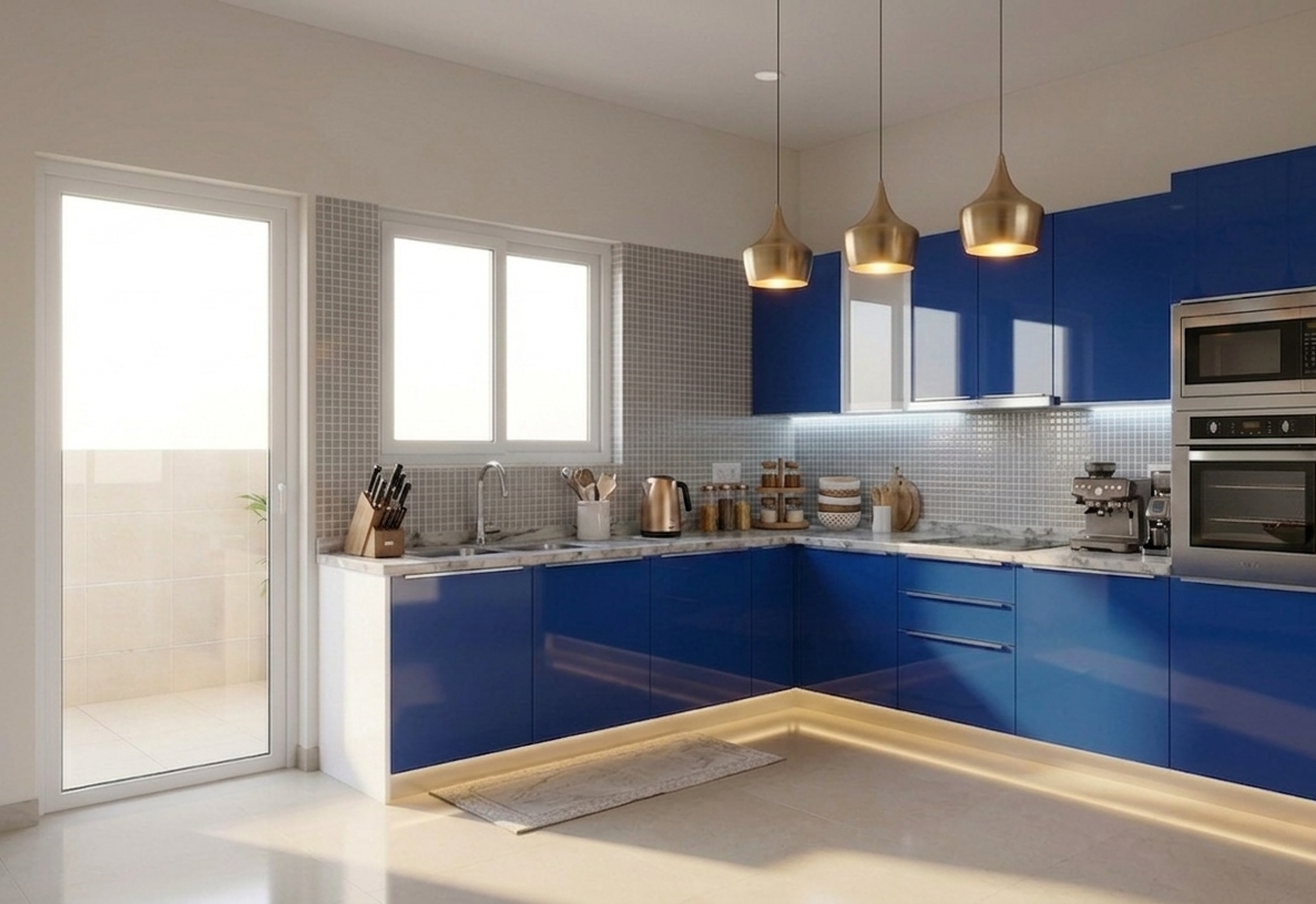 L-Shaped Kitchen design 6
